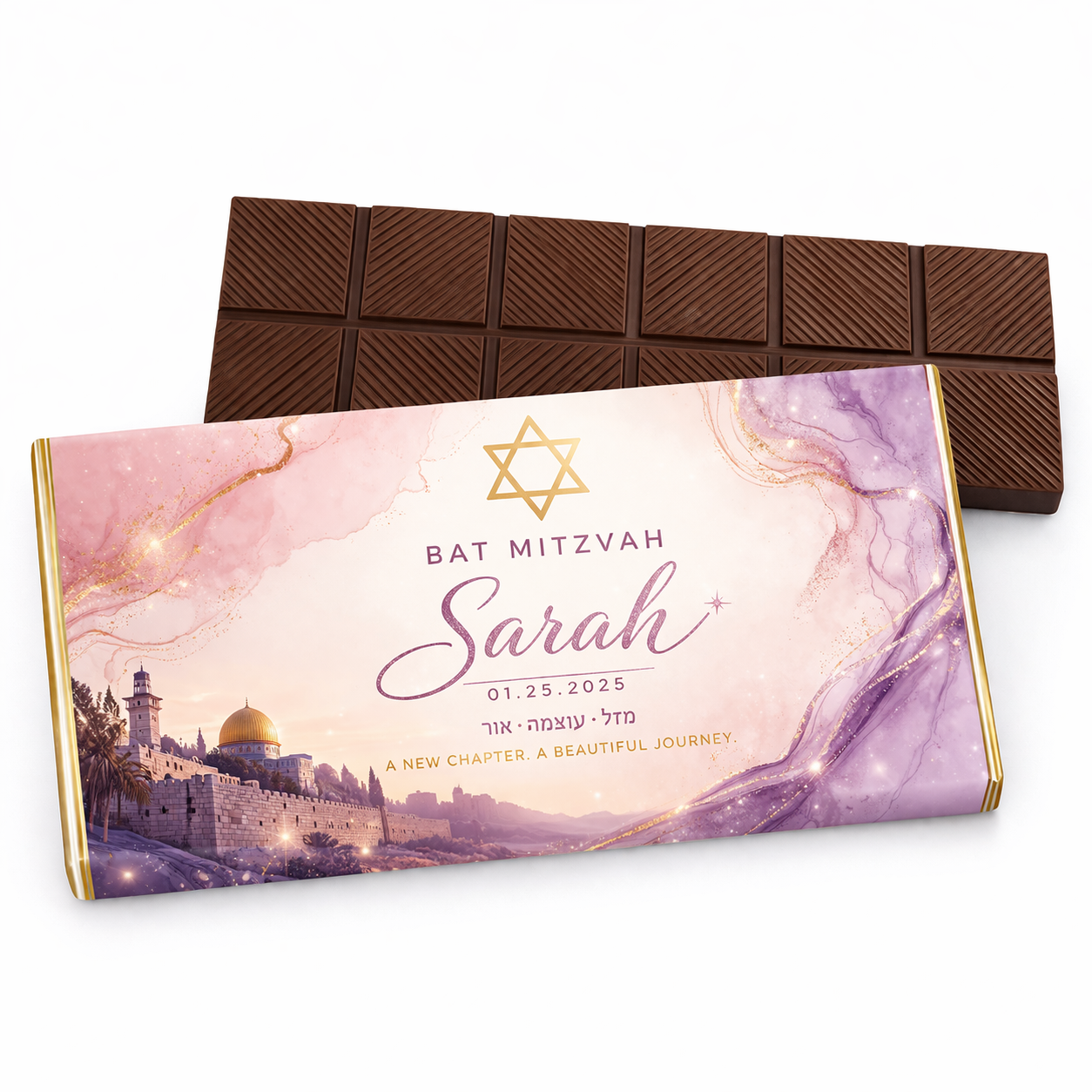 One piacere chocolate Belgian Chocolate Bar 2 Oz