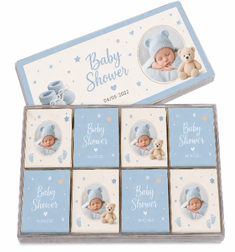 Crystal Luxe Chocolate Collection – 8 Pcs. - Belgian Edition