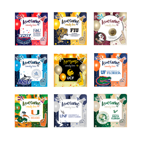 Acceptance College-College candy box-Graduation